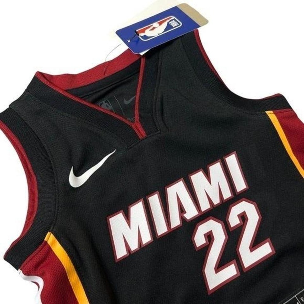 NEW Miami Heat‎ Jersey Infant Kids Toddler 12M Black Jimmy Butler #22 NBA